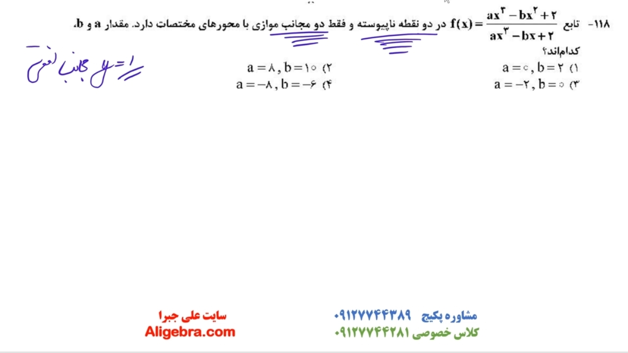 تحلیل و جواب کنکور ریاضی 1400 از علی هاشمی نماشا