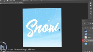 اکشن Snow Lettering