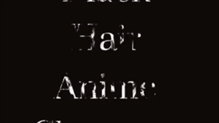 black hair anime characters