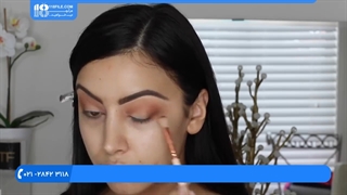 آموزش خودآرایی | آموزش گریم | میکاپ صورت | آرایش صورت | آموزش میکاپ لب (آرایش ملایم چشم درشت)