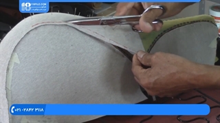 آموزش تودوزی خودرو | دوخت کاور صندلی | نصب روکش کناره های صندلی اسپرت