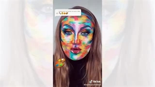 گریم با الهام از ایموجی ها  | چالش آرایش ایموجی تیک تاک