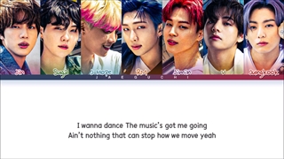 لیریک آهنگ Permission To Dance از BTS