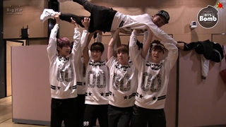 بنگتن بمب ۵۰ بی تی اس bangtan bomb EP 50 taking a twitter group picture + ( زیرنویس فارسی )