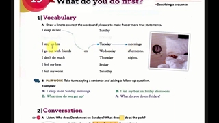 آموزش زبان انگلیسی: مکالمات روزمره انگلیسی  What do you do first?