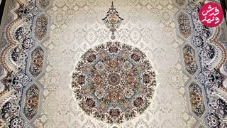 فرش ۱۲۰۰شانه زمینه گردویی