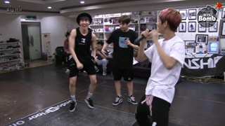 بنگتن بمب ۵۲ بی تی اس bangtan bomb EP 52 Attack on BTS at dance practice + ( زیرنویس فارسی )