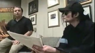 مایکل جکسون و استن لی در کمپانی (Marvel) مارول ( کپشن)