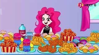 کارتون چالش غذا خوری پرنسس ها