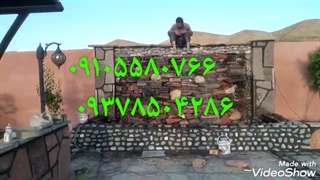 اجرای سنگ لاشه اجرای آبنمای با سنگ مالون ۰۹۱۰۵۵۸۰۷۶۶ ۰۹۳۷۸۵۰۴۲۸۶