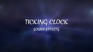 Ticking clock - @Sound Effect