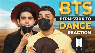 ریاکشن به موزیک ویدیو Permission To Dance از BTS (کپشن)