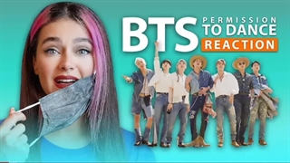ریاکشن به موزیک ویدیو Permission To Dance از BTS (کپشن)