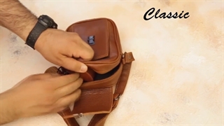 کیف دوشی چرمی CLASSIC مدل 7467