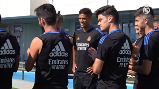 بازگشت ستاره ولزی رئال | گرت بیل در تمرینات رئال مادرید