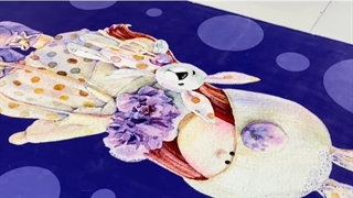 فرش کودک اختصاصی چاپی دخترانه