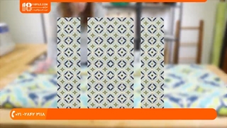 آموزش دوخت کاور مبل :: پیراهن مبل :: دوخت روتختی چین دار