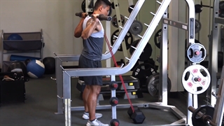 اسکوات همراه با بند