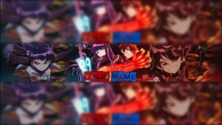 SOUSEI NO ONMYOUJI - Anime Banner Template #34 هدرگرافیک