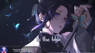 Nightcore - Hiding In The Blue - (Lyrics)