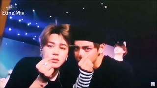 میکس از جیمین و تهیونگ ♡دوتا دوست باحال بنگتن~ (سیا سفید_ها میم)*تقریمی تولدت بهترین خواهر دنیا*