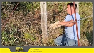 نحوه نصب سیم خاردار | آموزش حصارکشی ایمن و مقاوم