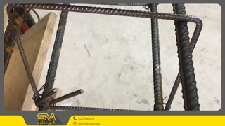 آرماتوربندی میلگرد با مفتول سیاه | آموزش گام به گام بستن میلگرد