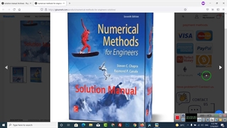 Solution Manual of Numerical Methods for Engineers 7th & 6th Steven Chapra Raymond Canale pdf