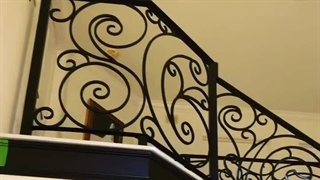 نرده راه پله فرفوژه هیچ وقت از مد نمیفته ، موافقی؟