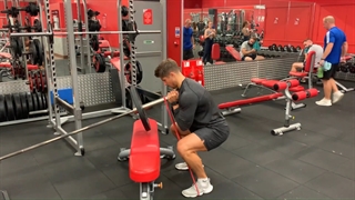 اسکوات لامبرجک همراه با بند