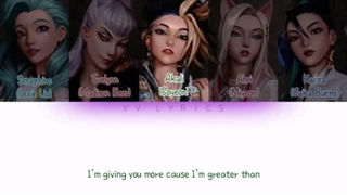 K/DA (Lexie Liu, Madison Beer, (G)I-DLE, Jaira Burns, Seraphine) - 'More' Lyrics KOR|CHN|ENG
