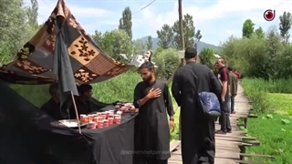 ۱۴۰۲۰۵۱۲: دریاچه داغدار ؛ مستند عزاداری مردم کشمیر بر روی دریاچه دال