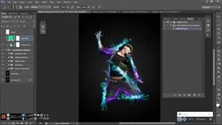 آموزش اکشن فتوشاپ Light Painting Photoshop Action + دانلود