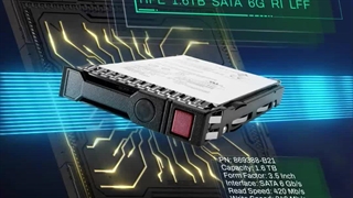 اس اس دی سرور HP/HPE 1.6TB SATA 6G RI LFF با پارت نامبر 869388-B21