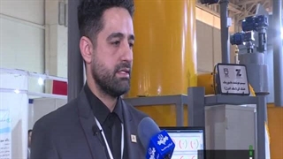 علی دژکانی در نمایشگاه بازیافت و گزارش شبکه خبر