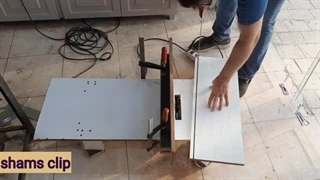 آموزش اف شیار زدن ام دی اف برای جازدن قطعات سه میل