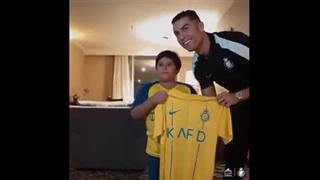 دیدار رونالدو با پسربچه ایرانی در هتل اسپیناس