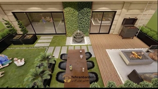 طراحی تراس ویلایی در تهران توسط تهران گاردن