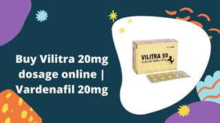 Buy Vilitra 20mg dosage online |  Vardenafil 20mg