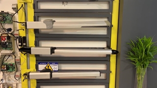 نصب حرفه ای جک فادینی fadini روی درب تک لنگه سنگین با مدل هیندی 880 hindi